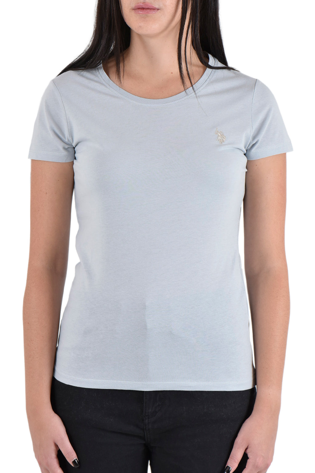 T-SHIRT US POLO FEMME CRY BLEU
